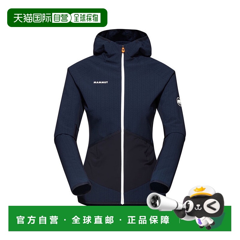 日潮跑腿MAMMUT猛犸象 Eiger Speed 中层混合连帽夹克 1014-05021
