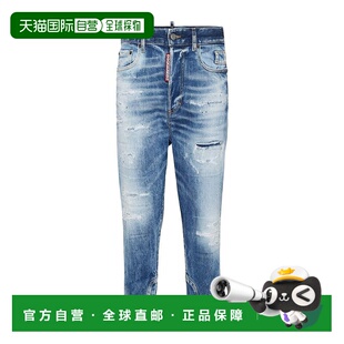 SS2025直筒裤 S72LB0833S30663470 女士牛仔裤 香港直邮DSQUARED2