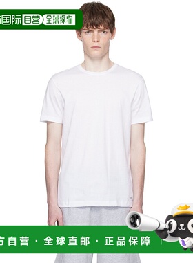 1h可退 香港直邮BOSS 波士 男士 白色 BECKHAM 联名 Mercerised C