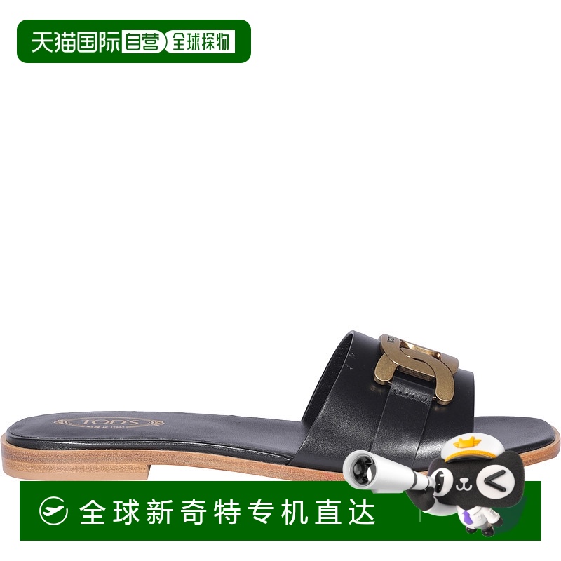 1h可退 香港直邮TOD'S 女士拖鞋 XXW05G0EK30GOCB999 AW2021 黑色
