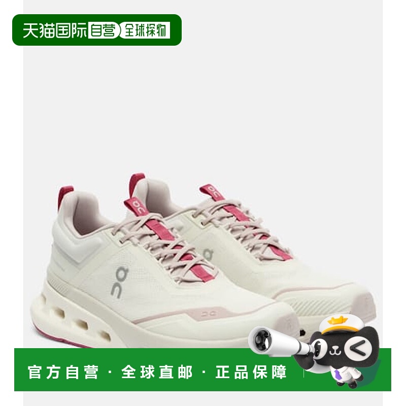 1h可退 香港直邮On 女士 Cloudnova X 跑步鞋 white白色 舒适时尚