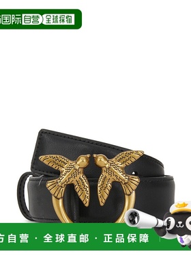香港直邮PINKO 女士腰带 100125A0F1Z99Q SS2025 黑色 'Love berr