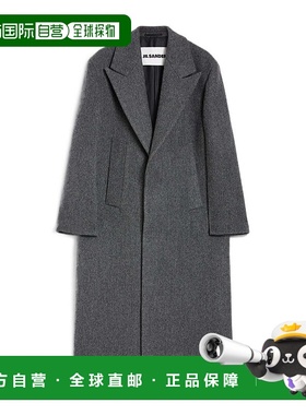 香港直邮Jil Sander 羊毛华达呢大衣 J22AA0185J40247