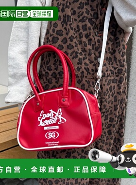 日本直邮SOUNDSGOOOOD男女同款仿皮迷你波士顿包2WAY斜挎手提 TYZ