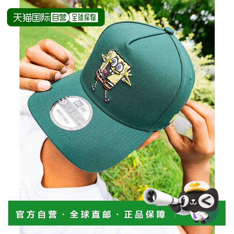 1h可退 日本直邮NEW ERA 男女同款 9FORTY A-Frame 海绵宝宝联名
