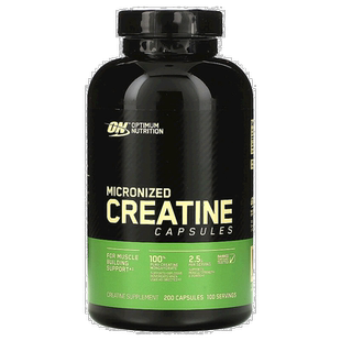 香港直发Optimum  Nutrition欧普蒙特微粒化肌酸胶囊100粒