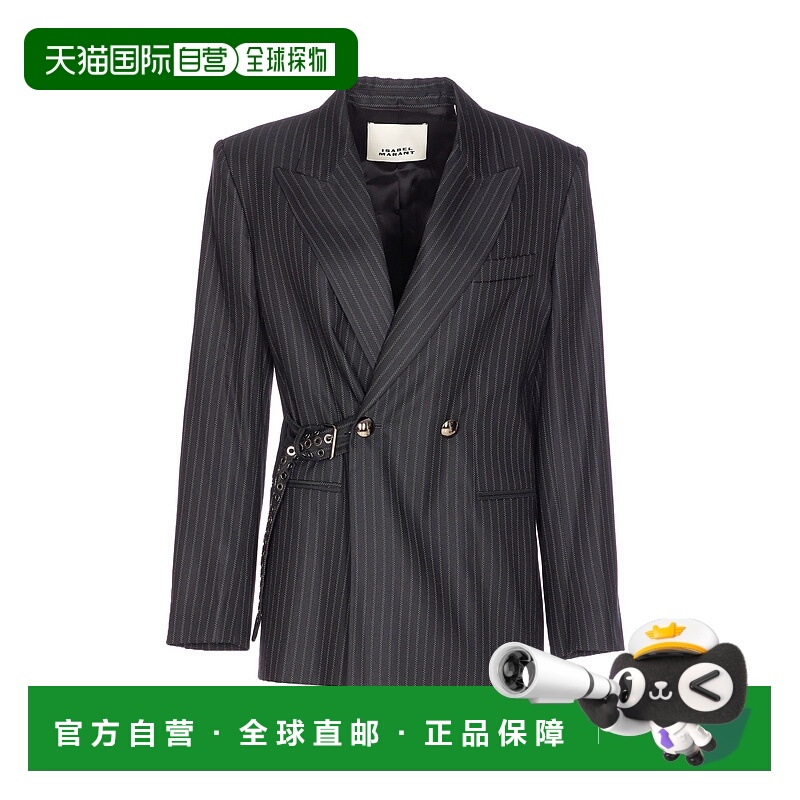1h可退 香港直邮ISABEL MARANT 女士西服 VE0575FAC4F01I01BK AW2