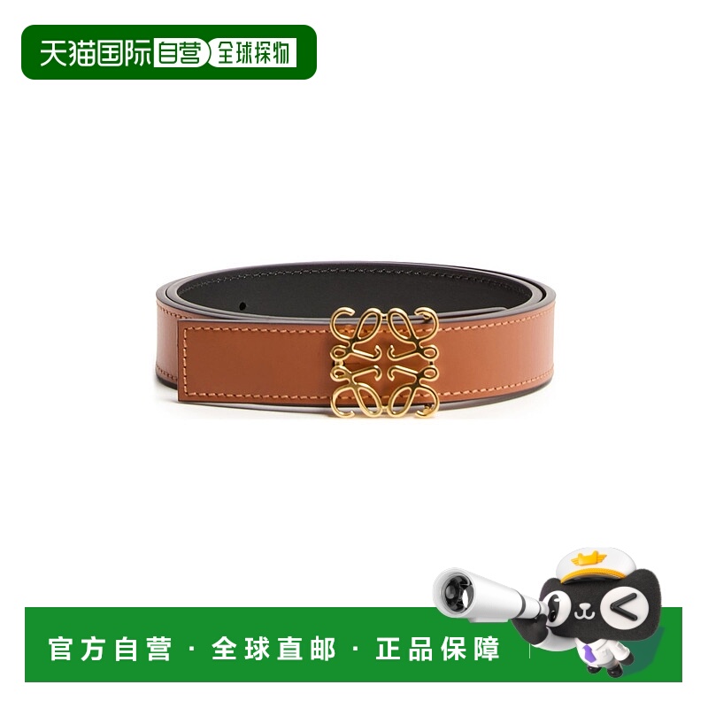 1h可退 香港直邮LOEWE 罗意威 女士 Anagram 光面牛皮腰带