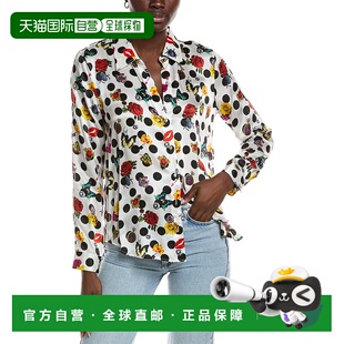 agenceL’AGENCE white Tyler Blouse 美国奥莱直发 Silk 自营l