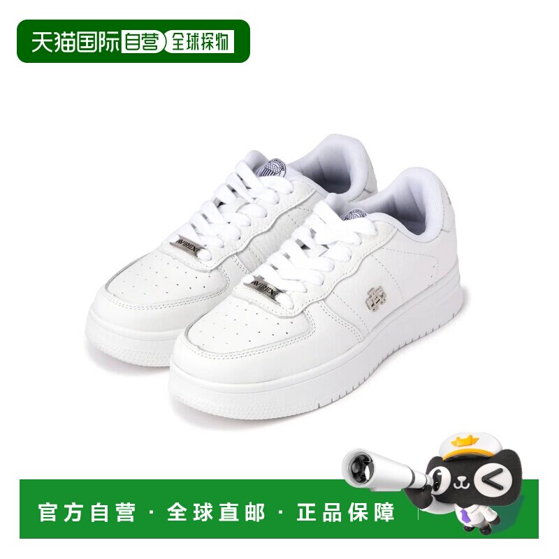 日本直邮AVIREX WOMAN Astra 白色运动鞋 AV3820图片