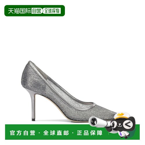 1h可退 香港直邮JIMMY CHOO 女士高跟鞋 LOVE85DLZANTHRACITESILV