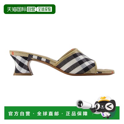 自营Lf Sloane Check 45 Sandals - Burberry - Synthetic - Mult