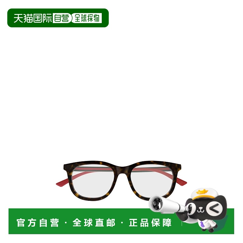 1h可退 香港直邮GUCCI 女士眼镜 GG1990O006 AW2025 黑色 几何平