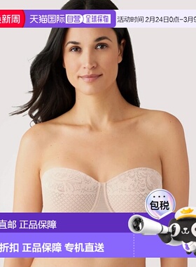 自营Wacoal Visual Effects Minimizer Bra Womens Sand Straples