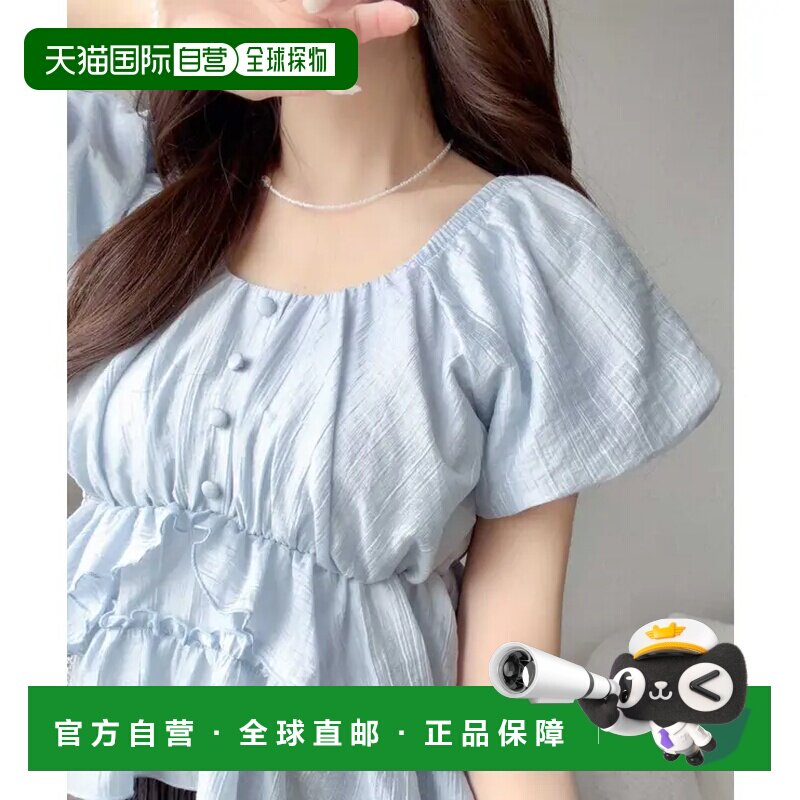 日本直邮mily bilet 露肩设计，增添夏日风情。一字领两穿款上衣图片