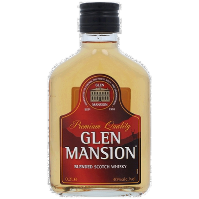 欧洲直邮Glen Mansion威士忌40%饱满馥润丝滑圆润香醇200ml