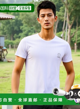 香港直邮VERSACE 男士T恤 AU101931A10011A1001短袖范思哲男装