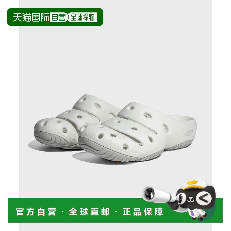 韩国直邮KEEN YOGUI SLIDE拖鞋White公用洞洞鞋一脚蹬