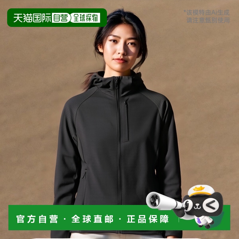 日本直邮SALOMON ESSENTIAL LIGHTWARM 全拉链女式白色 ESSENTIAL