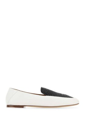 潮奢 Chloe 蔻依 女士 双色乐福鞋 CHC23S805CC