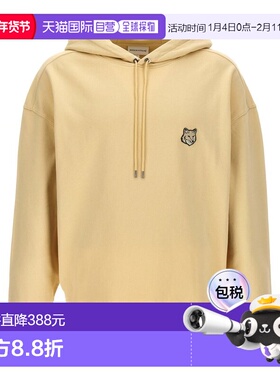 香港直邮MAISON KITSUNE 男士 连帽卫衣 LM00705KM0001帽衫刺绣