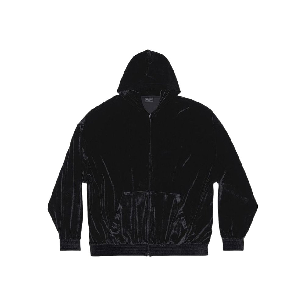 潮奢 Balenciaga 巴黎世家 男士 logo缀饰拉链帽卫衣 751014TOVO3