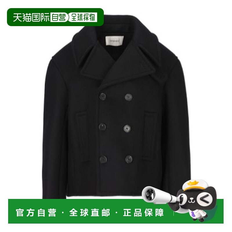 香港直邮Saint Laurent 双排扣大衣 810508Y080W