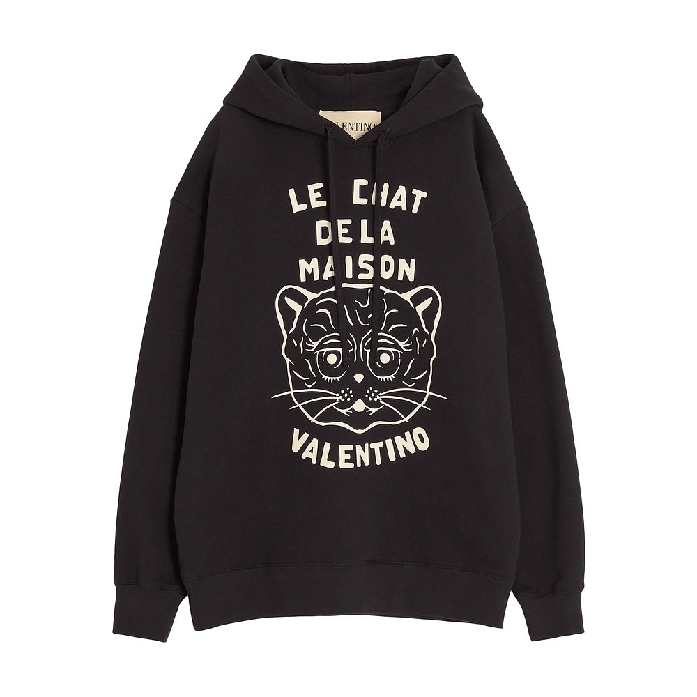 VALENTINO 男士卫衣 7V3MF28NB339RA AW2025 黑色 Sweatshirts