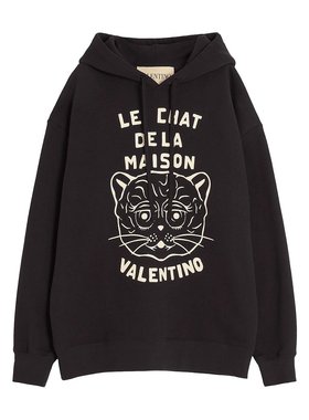 VALENTINO 男士卫衣 7V3MF28NB339RA AW2025 黑色 Sweatshirts