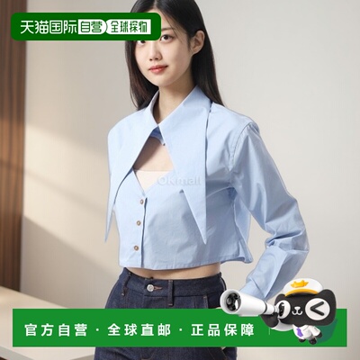 韩国直邮Vivienne Westwood ]剪裁心形衬衫 (1501005U W009Q K403