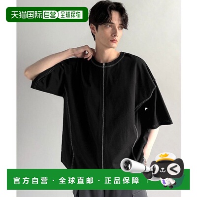 日本直邮Classical Elf 正反两穿双拉链夹克T恤 C04519EM013701 T