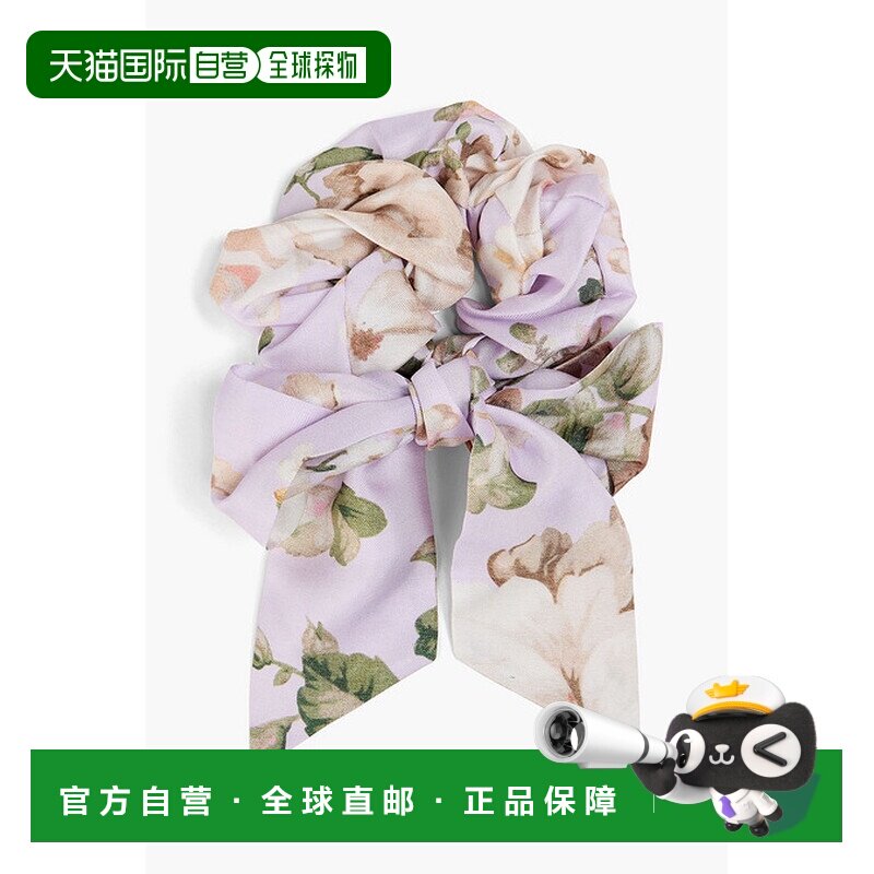香港直邮ZIMMERMANN 女士 印花真丝-斜纹发带 2043XR25A2LILACFLO