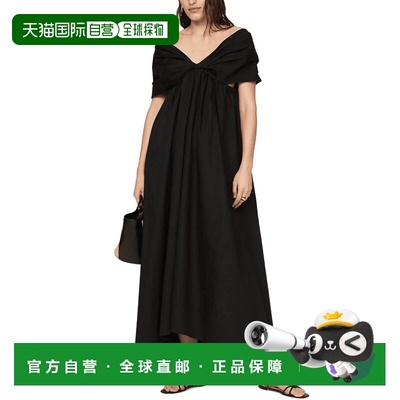 自营Adam Lippes Sibyl Dress - black 美国奥莱直发