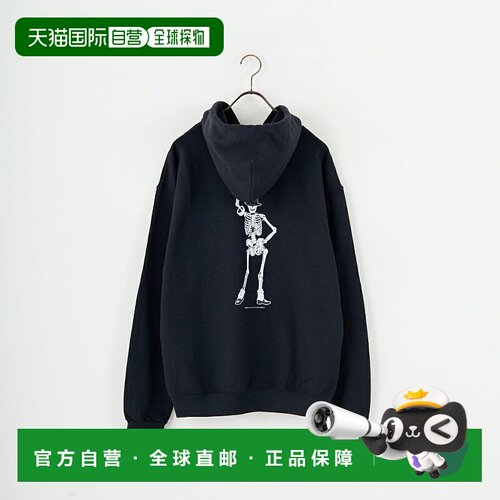 1h可退 日本直邮JERZEES 男装 DIA DE MUERTOS 半袖连帽衫 跃动骷