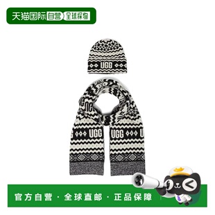 1h可退 香港直邮Ugg 女士 Isle 套装帽子 black黑色 舒适时尚