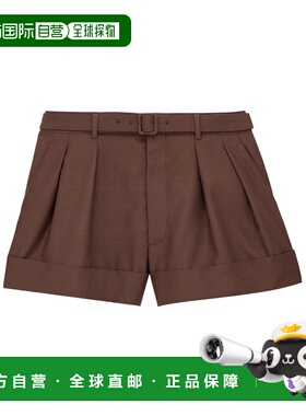 1h可退 香港直邮Saint Laurent 腰带环短裤 854459Y1N02