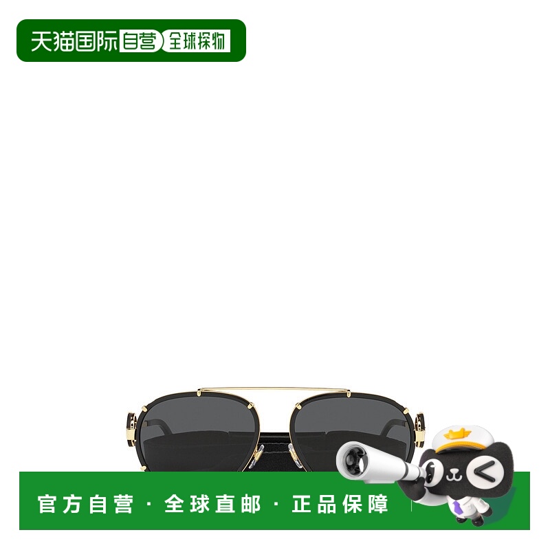 1h可退 香港直邮VERSACE 女士眼镜 VE2232143887 SS2024 黑色 Ver