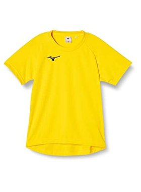 日本直邮Mizuno美津浓 足球服短袖衫P2MA8125 儿童 黄色 150