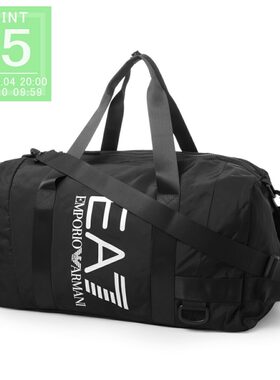 日本直邮Emporio Armani EA7 波士顿/旅行包 黑色 男士 245062 3r