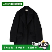 宽松杰科特大衣 1h可退 黑 女装 阿尔巴卡毛感 日本直邮DES PRES