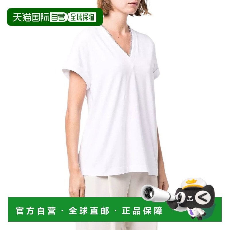 香港直邮BRUNELLO CUCINELLI 女士T恤 M0T18BD222C159 SS2023