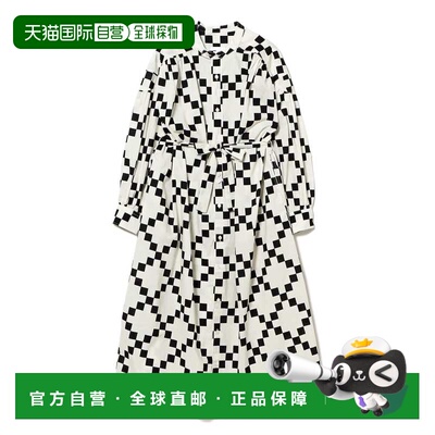 日本直邮Engineered Garments 女士 纯棉画家风方领A字连衣裙 372