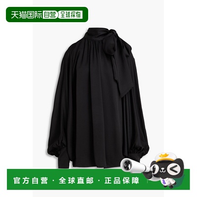 1h可退 香港直邮ZIMMERMANN 女士 蝴蝶结斜纹布衫 2358TR251B