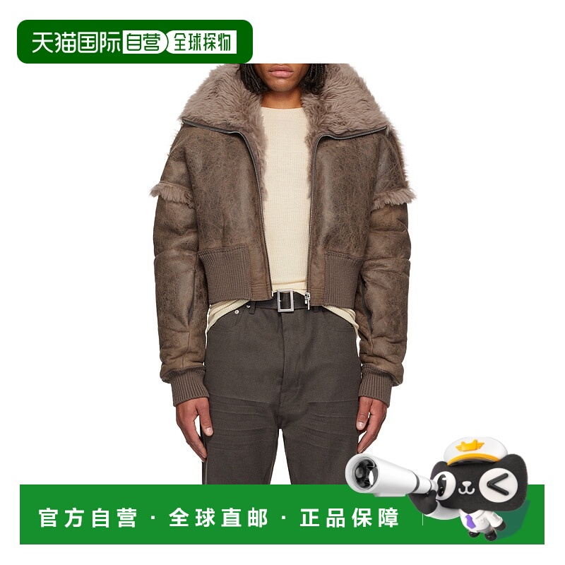 1h可退 香港直邮RICK OWENS 男士夹克 RR02E1705LSHC44 AW2025 棕