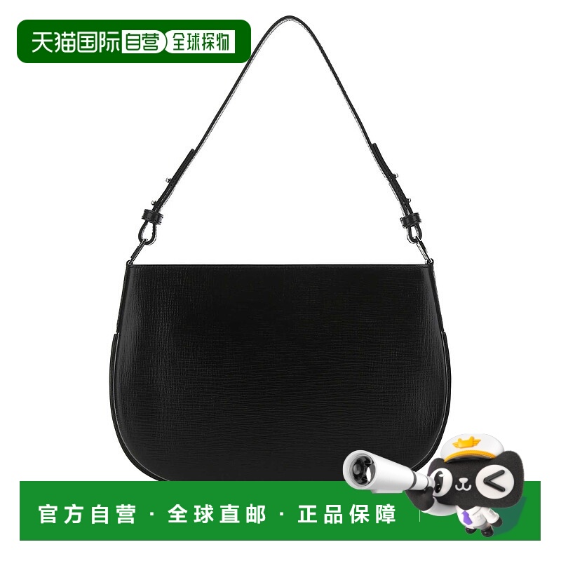 1h可退 香港直邮BY FAR 女士 Issa 黑色皮革手袋 22CRISSSBLELARB