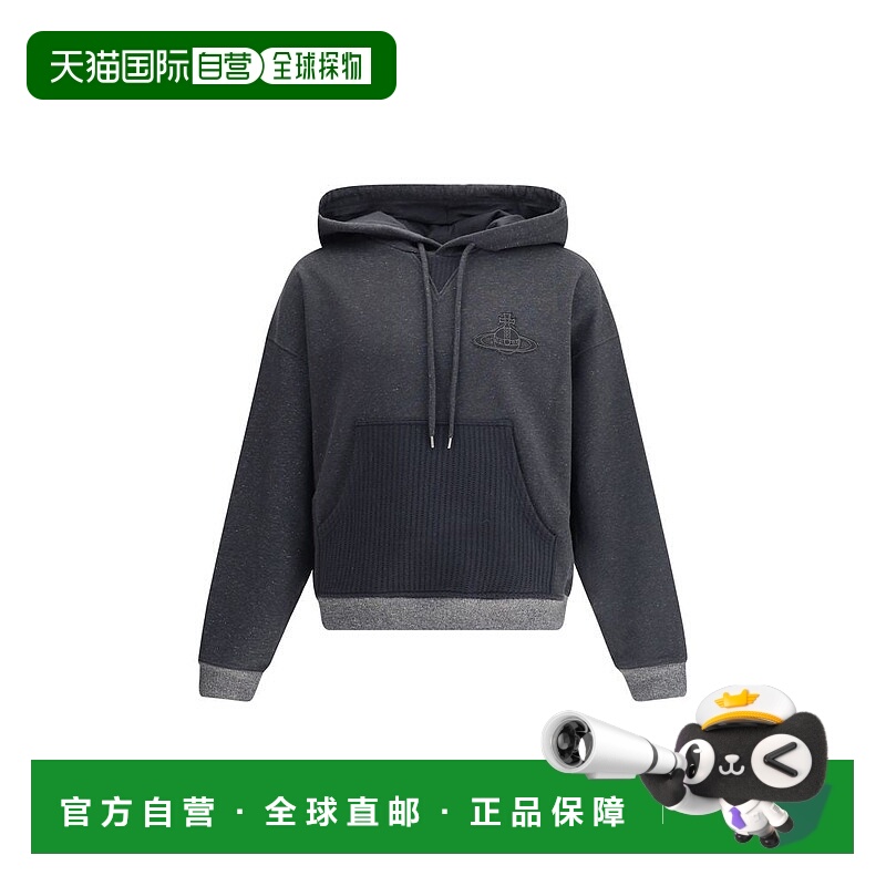 自营Vivienne Westwood Ashton男子连帽衫-灰色 美国奥莱直发卫衣