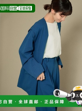 1h可退 日本直邮KBF 女士 2WAY无领夹克 落肩宽松 可拆卸袖设计