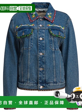 香港直邮VALENTINO 男士夹克 7V3DC04QB0W558 AW2025 浅蓝色男装