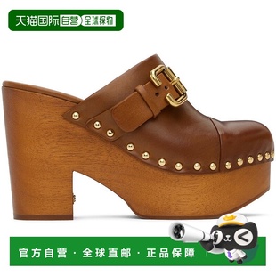 蔻依 女士 棕色 1h可退 Wedge Chloe Jeannette 穆 香港直邮潮奢