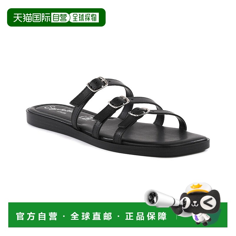 自营 seychelles塞舌尔扣皮革凉鞋-黑色 美国奥莱直发新款皮凉鞋